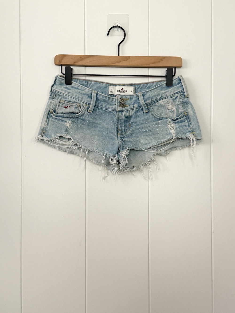 Hollister | Ultra Low-Rise Denim Shorts